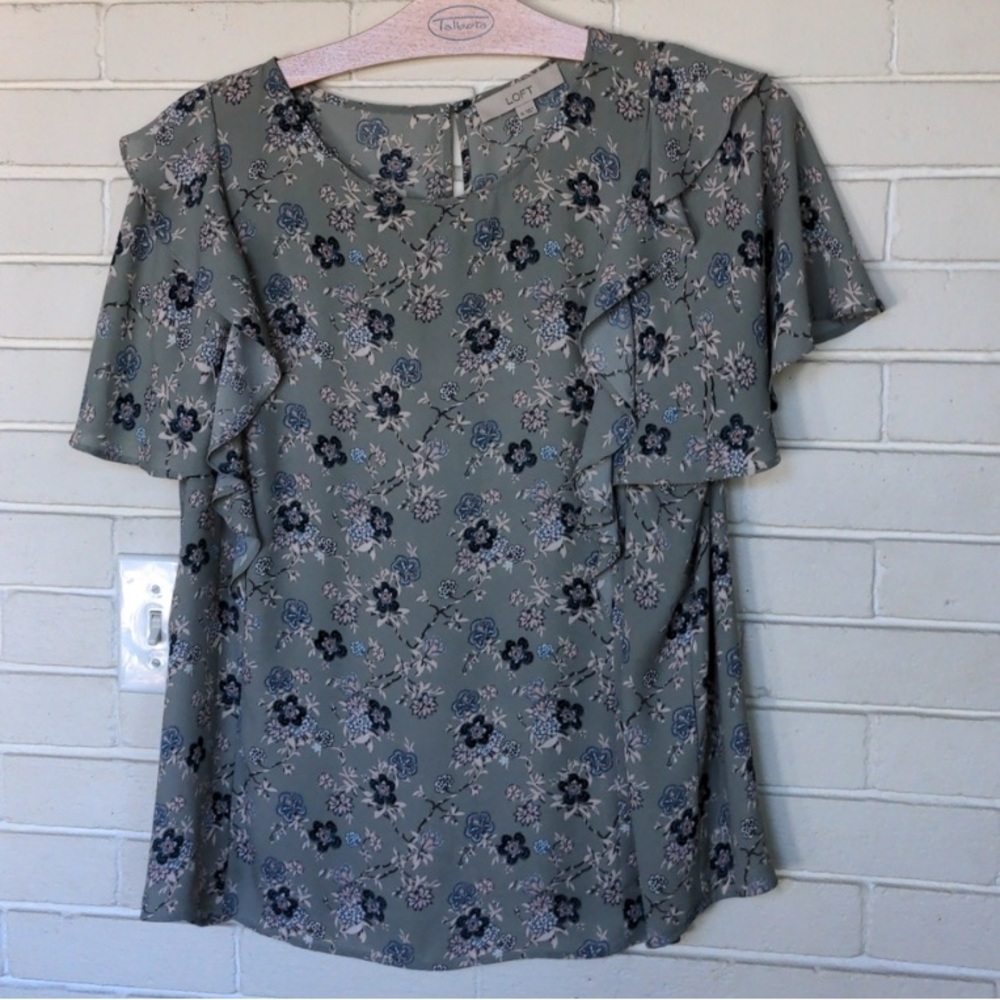 Loft floral blouse